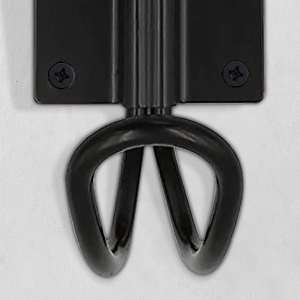 competitive pricing rustic entryway hooks-12 pack farmhouse hooks with metal screws included, black decorative wall mounted rustic coat hooks rack, double vintage organizer hanging wire hook clothes hanger one-stop wholesale