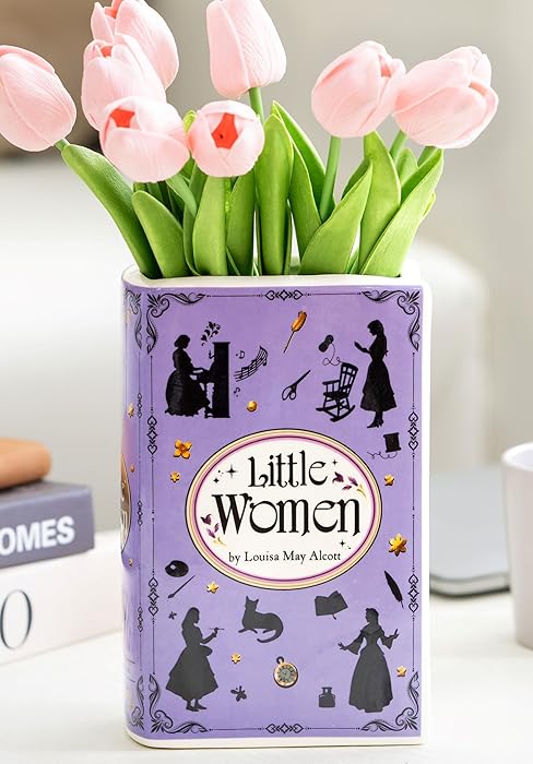 oem/odm services book shaped decorative vase ceramic vases for home decor vase for book lovers (sense & sensibility) affordable bulk deals