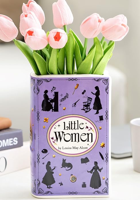 oem/odm services book shaped decorative vase ceramic vases for home decor vase for book lovers (a little princess) affordable bulk deals