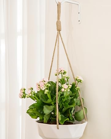 competitive pricing mkono 4 pack iron wall hooks for hanging plant lanterns, plant hanger fence metal bracket for bird feeders, wind chimes, mason jar sconces, light outdoor indoor rustic home decor, 3 inch one-stop wholesale