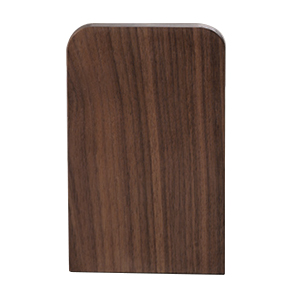 supplier direct muso wood book ends for shelves, non-slip bookends, heavy duty wooden bookend support for books and movies (walnut 1 pair) wholesale prices