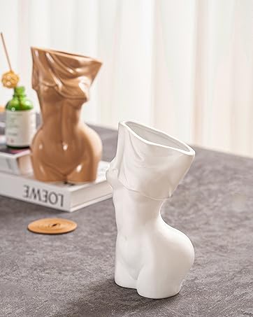 oem/odm services ceramic vase for home decor,ceramic vase, dried flower vase, living room decoration, flower arrangement decoration shooting props(white) affordable bulk deals