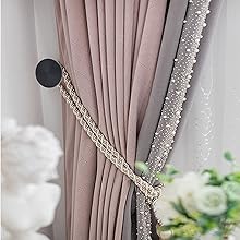 bulk purchase curtain tiebacks 2 pack curtain holdbacks zinc alloy curtain tiebacks wall mounted with screws, decorative curtain holders for drapes stylish black curtain tieback hooks for home office factory discount