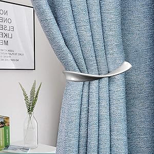 bulk purchase decorative curtain holdbacks,wall mounted window drapery tiebacks for bedroom,livingroom,office come with screws (nickel,2) factory discount