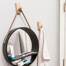 competitive pricing homedo 4pack adhesive wall hooks hat rack, wooden coat hooks wall mounted, decorative hooks single organizer hat hanger towel rack, heavy duty hooks (rectangle-beech,4p) one-stop wholesale