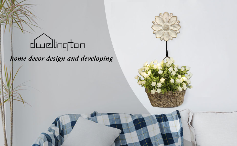 competitive pricing flower towel hooks decorative hooks hanger for hanging clothes, keys, towels - decorative wall mount hook command single rack for entryway, bathroom, kitchen one-stop wholesale