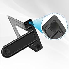 supplier direct happyhapi book ends, bookends, metal bookend for shelves, non-skid book end to hold books, black book stopper/holder for office home kitchen, 5.7x 4.9 x 6.5 in, 3 pair(6 pcs, large) wholesale prices