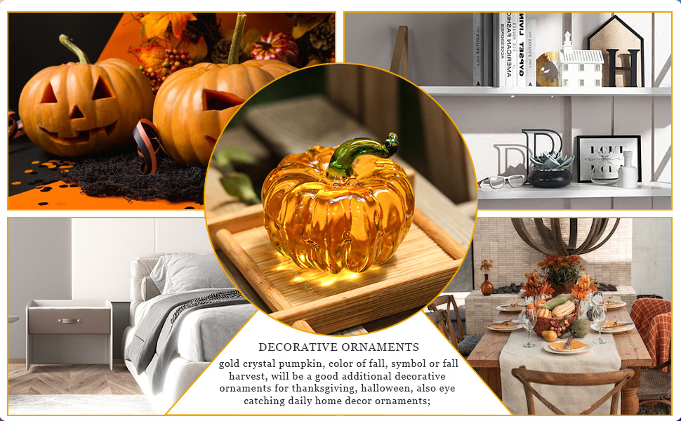 dropship from factory longwin mini crystal pumpkin collectible figurines glass pumpkin figurine paperweight tabletop decorative ornaments for fall harvest thanksgiving halloween home decor ornaments mass production supply