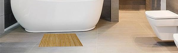 manufacturer direct hjjkkh bath mat rayon derived from bamboo, foldable floor shower bath mat for bathroom, bathtub, shower, sauna, hot tub trade price