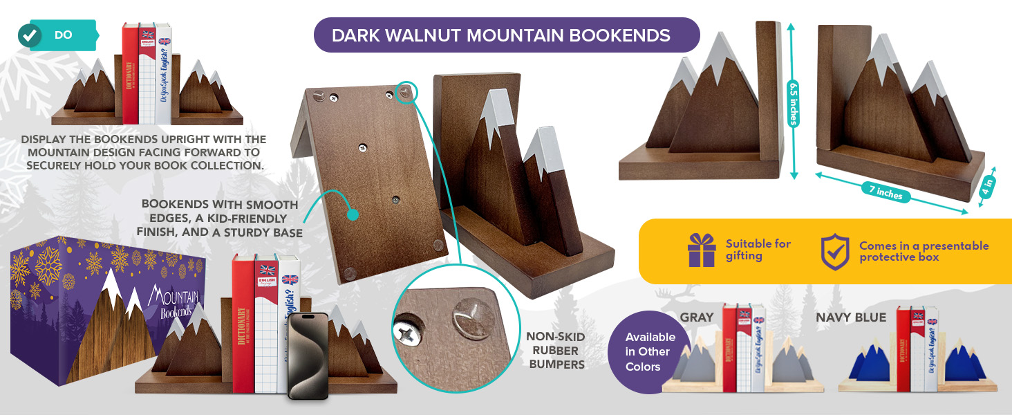supplier direct decorably wooden kids bookends for kids - book ends for kids books, book ends for shelves, mountain book ends wood, bookend book ends for heavy books, book ends kids room, kid book ends boy bookends wholesale prices